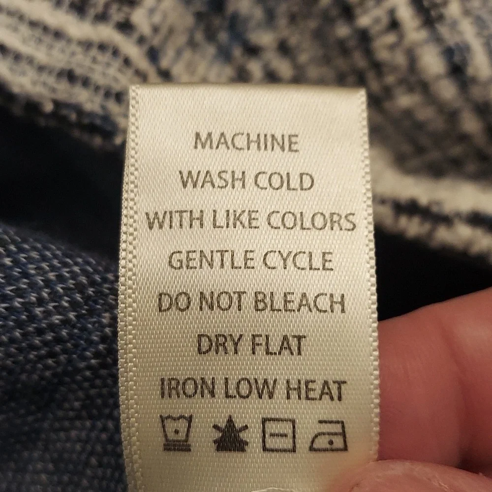 MAX STUDIO Chic Navy/White Tweed Mini Faux Wrap Skirt - Picture 12 of 12